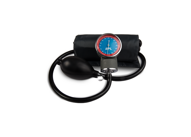 BPL Medical Technologies Aneroid Sphygmomanometer Blood Pressure Monitor (Gray)
