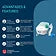 Omron NEC 301 Duo Baby 2 in 1 Compressor Nebulizer & Nasal Aspirator