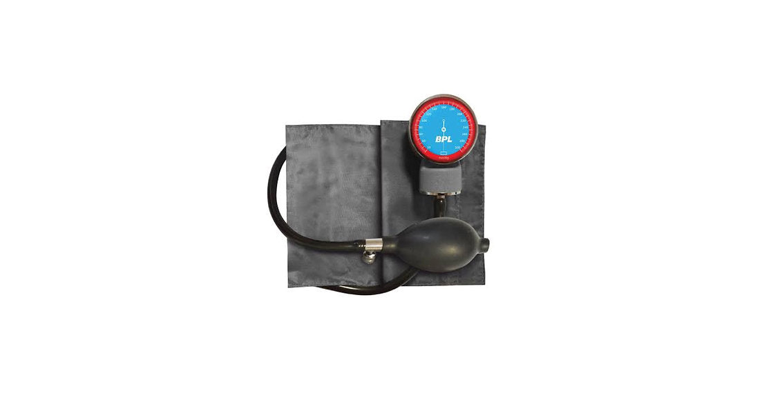 BPL Medical Technologies Aneroid Sphygmomanometer Blood Pressure Monitor (Gray)