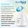 AccuSure Nano Ionic Facial Steamer for Home Facial Deep Cleaning Steam