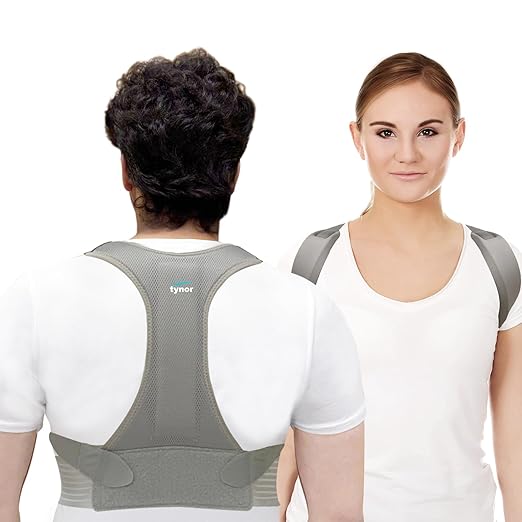 TYNOR Posture Corrector, for Improved Posture & Back Support | Back Belt For Men & Women | Comfortable for All-Day Wear