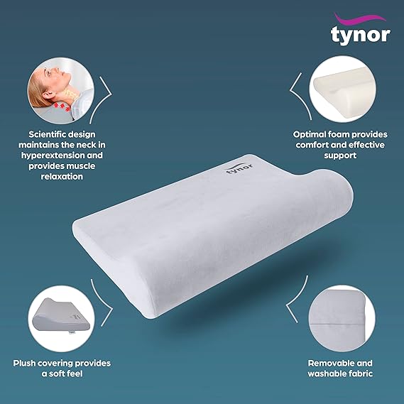 Tynor Cervical Pillow Regular for Neck Pain Relief