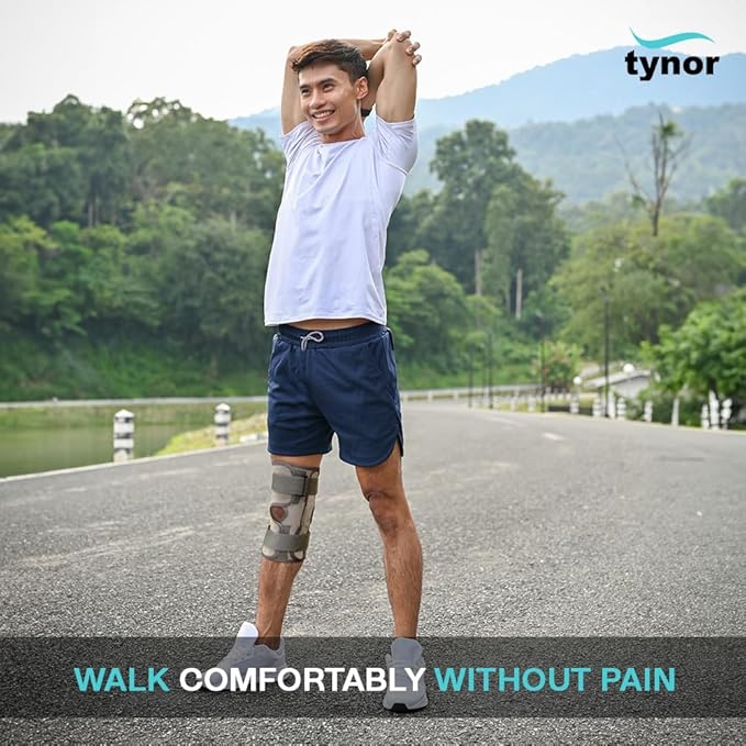 Tynor Functional Knee Support(Compression,Hinged,Strapping)