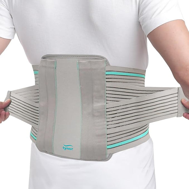 TYNOR Contoured L.S. Support, for Lower Back Pain Relief & Posture Correction | Adjustable Lumbar Brace for Daily Comfort for Men & Women