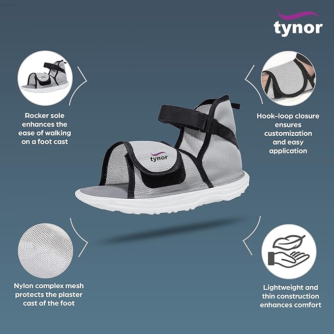 Tynor Cast Shoe Rocker Sole