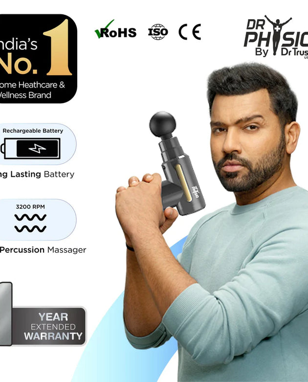 Dr Physio USA Vibe Graphite Gun Massager 1038