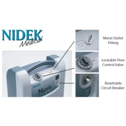 Nidek Nuvo Lite Oxygen Concentrator (5LPM)