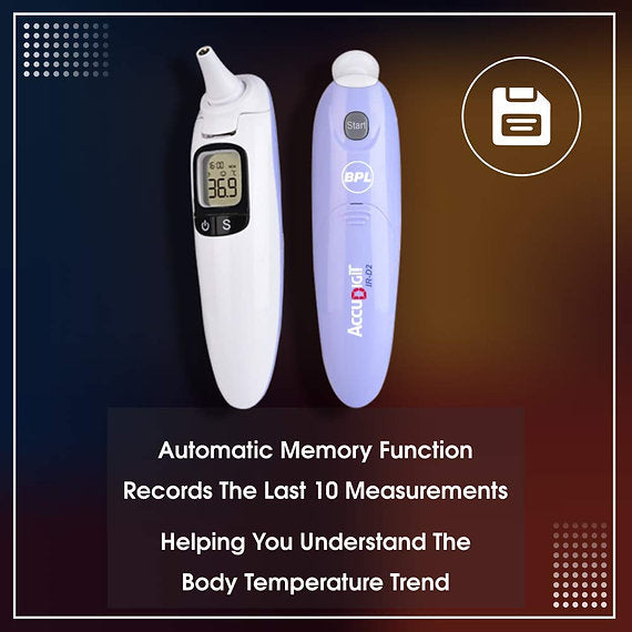 BPL Medical Technologies Accudigit IR-D2 Non Contact Infrared Thermometer