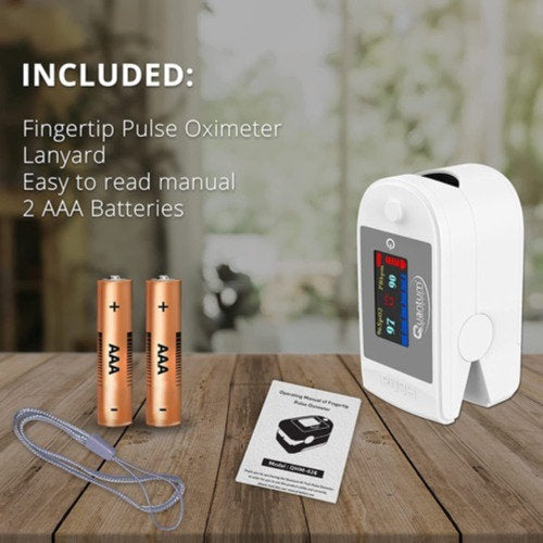 QHM-426 FingQuantumertip Pulse Oximeter with digital TFT display