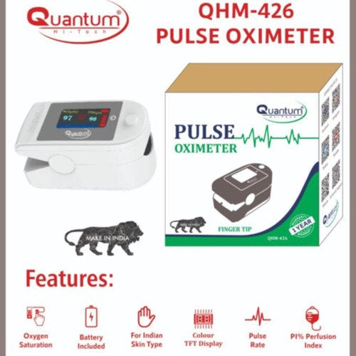 QHM-426 FingQuantumertip Pulse Oximeter with digital TFT display