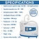 PreAccuSure mium Electric Oil-Free Single Jar Portable Phlegm Suction Machine