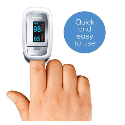 Beurer PO30 Pulse Oximeter, Blood Oxygen Saturation & Heart Rate Monitor