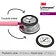 3M Littmann Classic III Stethoscope, Mirror Chestpiece, Pearl Pink Tube, 5962