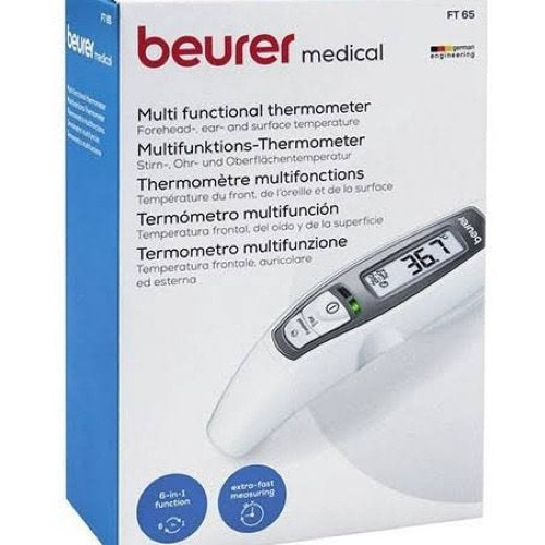 Beurer FT 65 Multi Functional Infrared Thermometer 6-in-1 Function (White)