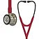3M Littmann Cardiology IV Stethoscope,Champagne Chestpiece, Burgundy Tube, 6176