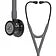 3M Littmann Cardiology IV Stethoscope,  Smoke-Finish Chestpiece, Gray Tube, 6238